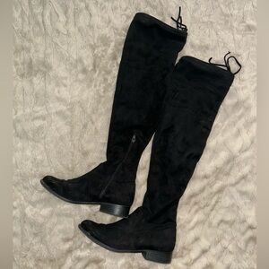 A New Day Sidney Black Thigh High Boots, Size 8 1/2
